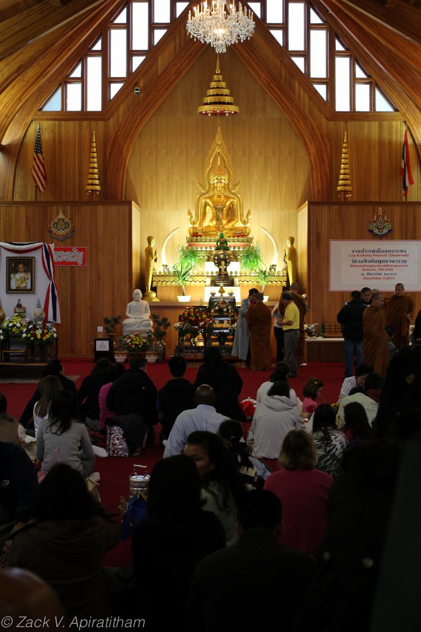 Inside the temple